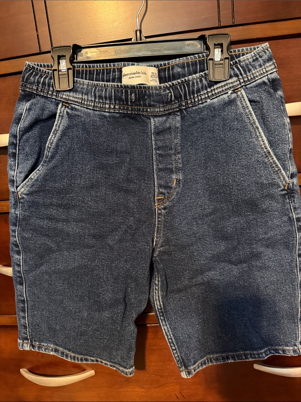 Abercrombie & Fitch Men’s Navy Blue Denim Shorts